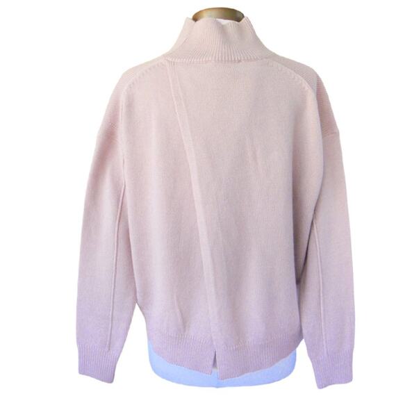JOA Revolve Oversized Turtleneck Sweater Dusty Pink - Picture 4 of 9